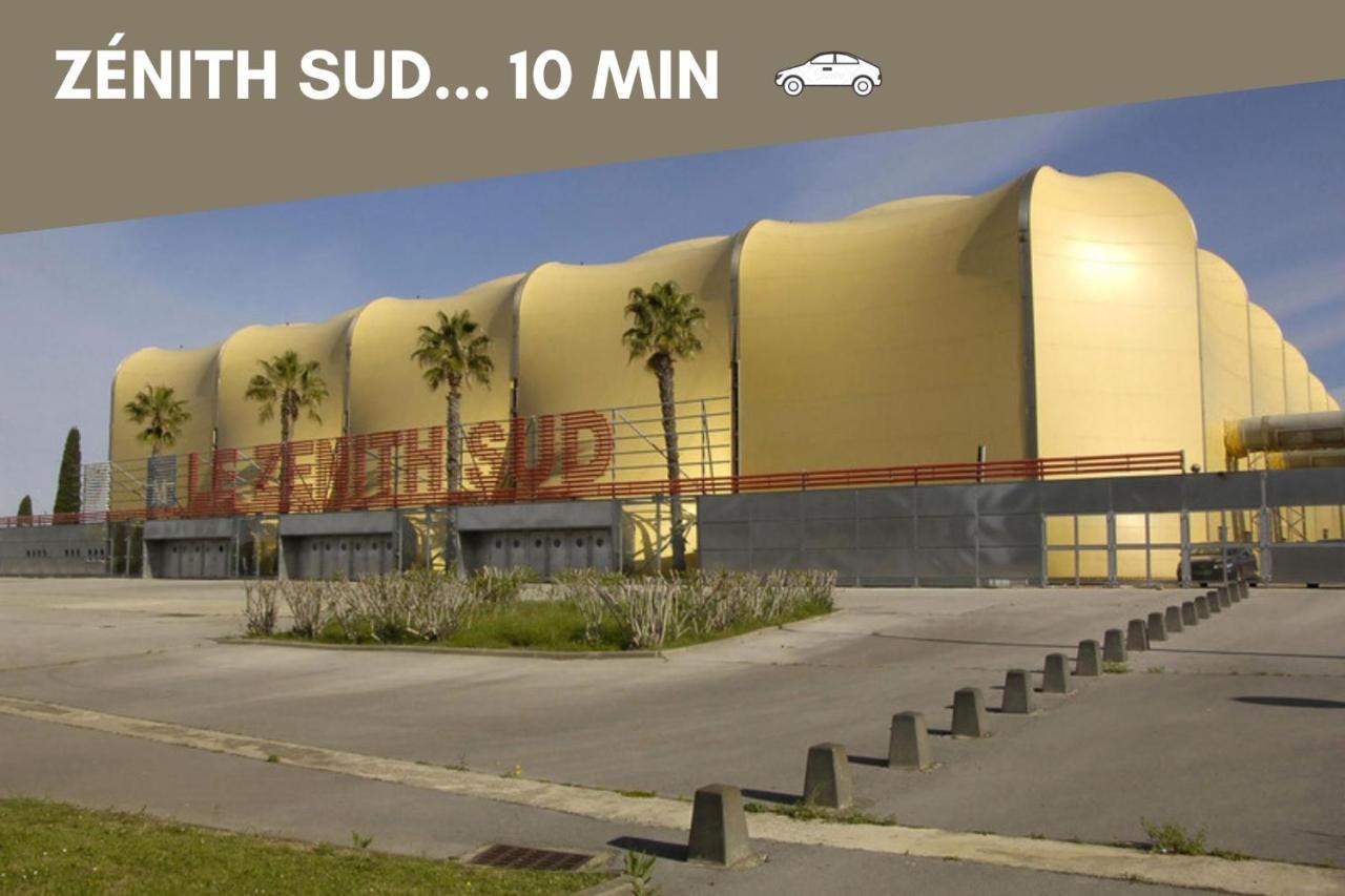 Nouveau - Jungle Montpeul - Clim - Wifi Fibre - Netflix - 5' Du Centre Et Gare - Parking - Loggia - 15' Des Plages Montpellier Exterior foto